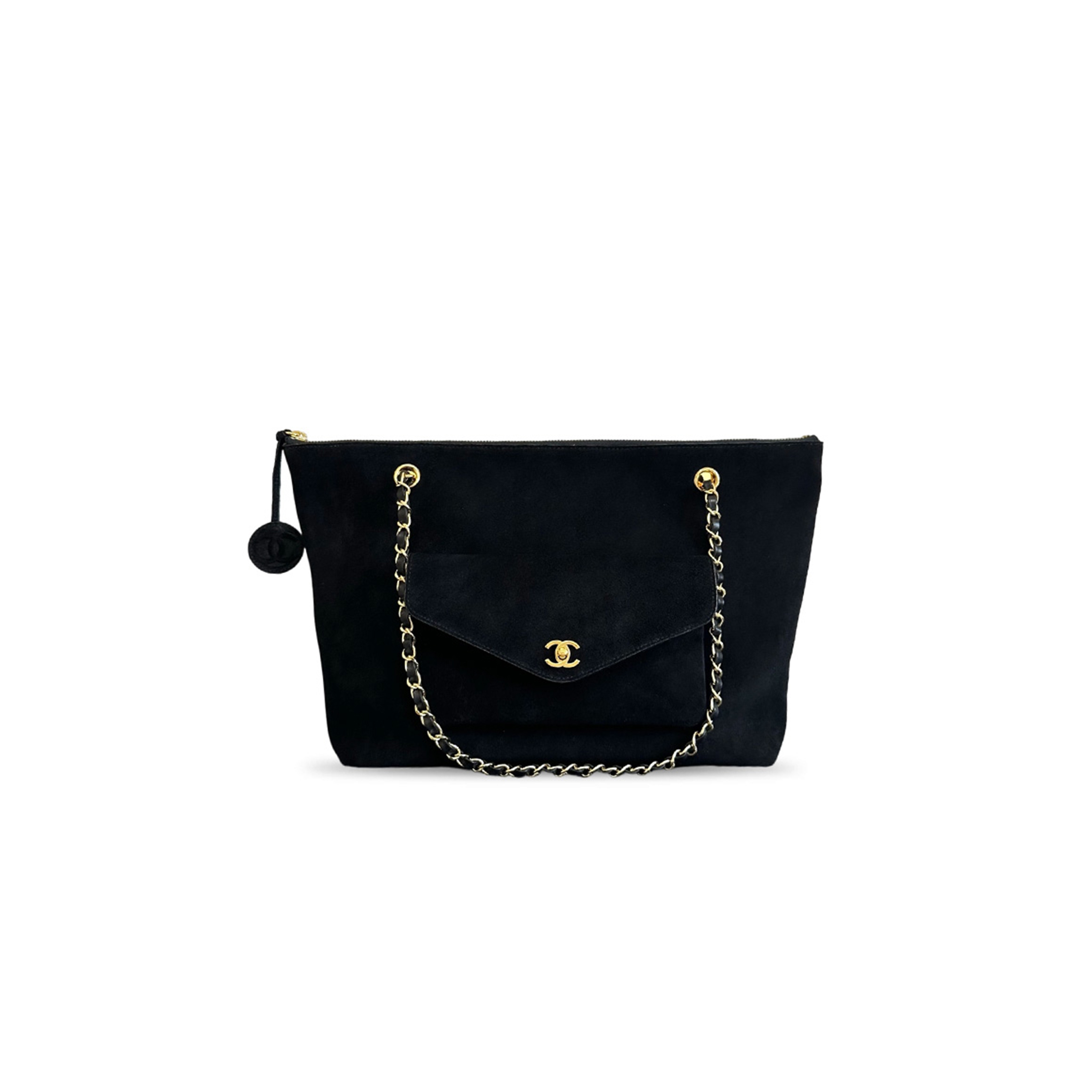 CHANEL SUEDE TOTE BAG AS6483 (35*22*11cm)